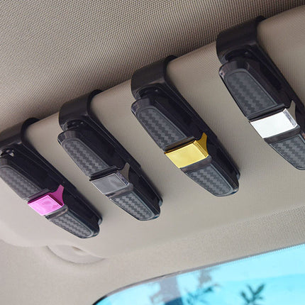 🔥พร้อมส่ง🔥 ที่เก็บแว่นในรถยนต์ หนีบแว่นตากันแดด  คลิปหนีบแว่นตาในรยถยนต์  ที่บังแดดแว่นตารถยนต์