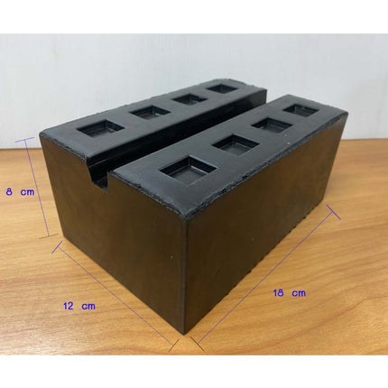 🔥พร้อมส่ง🔥ก้อนยาง ยางรองขาลิฟท์ รองขาลิฟท์ แบบสี่เหลี่ยม สีดำ ยางกันกระแทก ยางกันสะเทือน (ราคา/ชิ้น) สินค้าในไทย