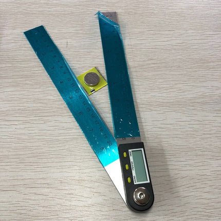 🔥พร้อมส่ง🔥ไม้บรรทัด ไม้ฉากวัดมุมดิจิตอล ทำมุมได้ 0 - 360 องศา วัสดุทำจากสแตนเลส ไม่เป็นสนิม ขนาด 200MM