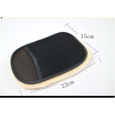 🔥พร้อมส่ง🔥ถุงมือ ล้างรถ ทำความสะอาด เช็ดเบาะหนัง ถุงมือแว็กซ์ ถุงมือเอนกประสงค์ ดูดซึมน้ำได้ดี ราคา / 2ชิ้น สินค้าในไทย