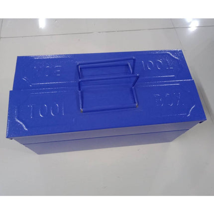 🔥พร้อมส่ง🔥กล่องเครื่องมือ กล่องใส่เครื่องมือช่าง กล่องเก็บเครื่องมือช่าง 2ชั้น Tool Box สีน้ำเงิน