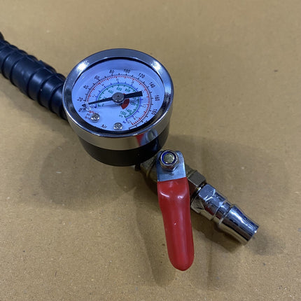 🔥พร้อมส่ง🔥ก้านเติมลมยาง หัวเติมลมยาง แบบก้านโยก หัวเติมลม ที่เติมลมยางรถ แบบยาว พร้อมเกจ สินค้าในไทย