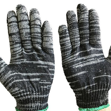 🔥พร้อมส่ง🔥ถุงมือผ้า ทอจากเส้นด้าย ทำสวน ผ้าฝ้าย Cotton & Nilon 500g และ 600g ราคา/ 10คู่ 12 คู่  สินค้าในไทย