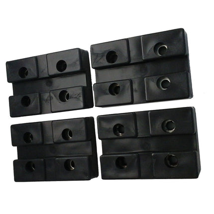 🔥พร้อมส่ง🔥 ยางรองขาลิฟท์ ยางรองลิฟท์ ยางรองล้อ  แบบสี่เหลี่ยม  ยี่ห้อ LAUNCH สินค้าในไทย