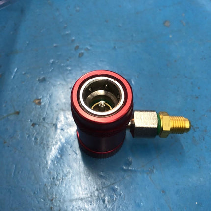 🔥พร้อมส่ง🔥คอปเปอร์ เติมน้ำยาแอร์ R134a (สีน้ำเงิน+สีแดง) High + Low side ชุดคอปเปอร์ คอปเปอร์แอร์ ราคา/ชิ้น  สินค้าในไทย