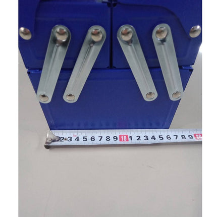 🔥พร้อมส่ง🔥กล่องเครื่องมือ กล่องใส่เครื่องมือช่าง กล่องเก็บเครื่องมือช่าง 2ชั้น Tool Box สีน้ำเงิน