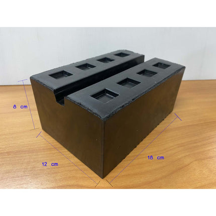 🔥พร้อมส่ง🔥ก้อนยาง ยางรองขาลิฟท์ รองขาลิฟท์ แบบสี่เหลี่ยม สีดำ ยางกันกระแทก ยางกันสะเทือน (ราคา/ชิ้น) สินค้าในไทย