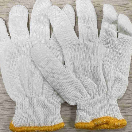 🔥พร้อมส่ง🔥ถุงมือผ้า ทอจากเส้นด้าย ทำสวน ผ้าฝ้าย Cotton & Nilon 500g และ 600g ราคา/ 10คู่ 12 คู่  สินค้าในไทย