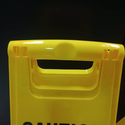 🔥พร้อมส่ง🔥ป้ายห้ามจอด ป้ายตั้งพื้นเตือนระวังลื่น ป้ายเตือนทำความสะอาด แบบตั้งพื้น ป้ายจราจร สีเหลือง ขนาด 30X60ซม.