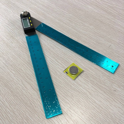 🔥พร้อมส่ง🔥ไม้บรรทัด ไม้ฉากวัดมุมดิจิตอล ทำมุมได้ 0 - 360 องศา วัสดุทำจากสแตนเลส ไม่เป็นสนิม ขนาด 200MM