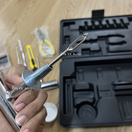 ชุดปะยาง ชุดปะยางฉุกเฉิน ชุดเข็มปะยางแบบเหล็ก ชุดซ่อมยางรถยนต์ พร้อมไหมปะและอุปกรณ์ซ่อม 68 ชิ้น/ชุด สินค้าพร้อมส่งในไทย