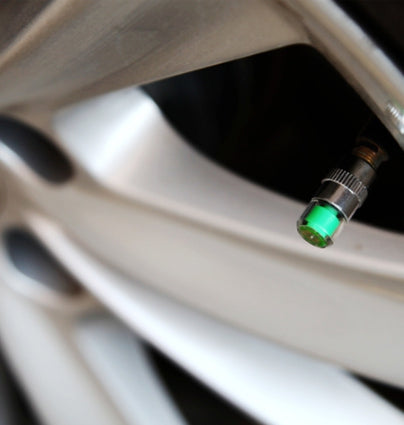 🔥พร้อมส่ง🔥จุกลมเช็คแรงดัน จุกลม จุกปิดลมยางวัดความดันลม แจ้งเตืนเมื่อยางลมอ่อน (4/ชุด) สินค้าในไทย