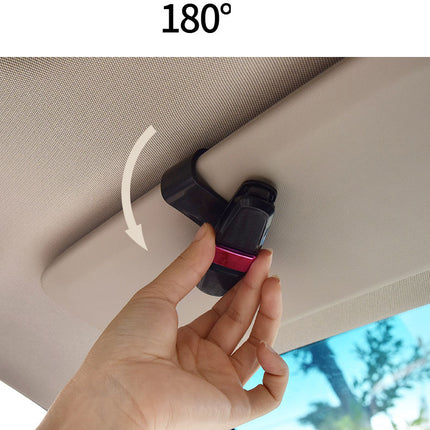 🔥พร้อมส่ง🔥 ที่เก็บแว่นในรถยนต์ หนีบแว่นตากันแดด  คลิปหนีบแว่นตาในรยถยนต์  ที่บังแดดแว่นตารถยนต์