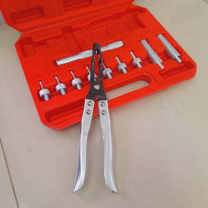 คีมหนีบ ซีลวาล์ว คีมถอดใส่ซีลวาล์ว ชุดถอดใส่ซีลวาล์ว คีมถอดซีลหมวกวาล์ว คีมดึงซีลวาว  ชุด 11ชิ้น