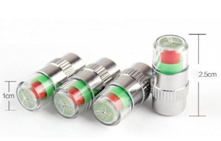 🔥พร้อมส่ง🔥จุกลมเช็คแรงดัน จุกลม จุกปิดลมยางวัดความดันลม แจ้งเตืนเมื่อยางลมอ่อน (4/ชุด) สินค้าในไทย