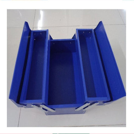 🔥พร้อมส่ง🔥กล่องเครื่องมือ กล่องใส่เครื่องมือช่าง กล่องเก็บเครื่องมือช่าง 2ชั้น Tool Box สีน้ำเงิน