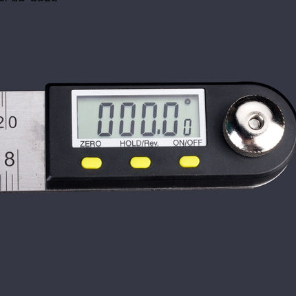 🔥พร้อมส่ง🔥ไม้บรรทัด ไม้ฉากวัดมุมดิจิตอล ทำมุมได้ 0 - 360 องศา วัสดุทำจากสแตนเลส ไม่เป็นสนิม ขนาด 200MM