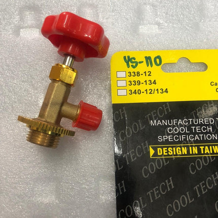 🔥พร้อมส่ง🔥  วาล์วเติมน้ำยา-วาล์วเปิด/ปิดน้ำยาแบบกระป๋อง เซฟตี้วาล์วน้ำยาแอร์  วาล์ว YS-110 สินค้าในไทย