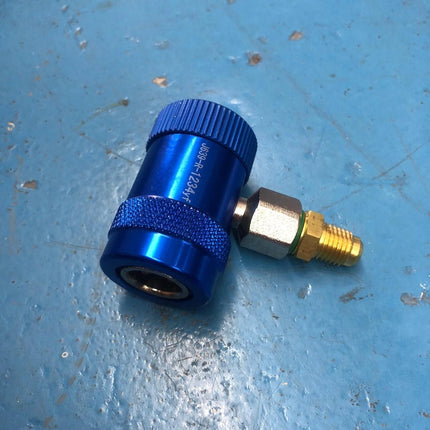 🔥พร้อมส่ง🔥คอปเปอร์ เติมน้ำยาแอร์ R134a (สีน้ำเงิน+สีแดง) High + Low side ชุดคอปเปอร์ คอปเปอร์แอร์ ราคา/ชิ้น  สินค้าในไทย