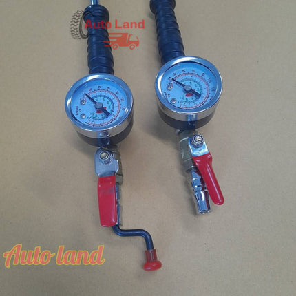 🔥พร้อมส่ง🔥ก้านเติมลมยาง หัวเติมลมยาง แบบก้านโยก หัวเติมลม ที่เติมลมยางรถ แบบยาว พร้อมเกจ สินค้าในไทย