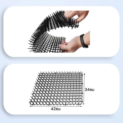 🔥พร้อมส่ง🔥ที่กันแมว หนามไล่แมว ไล่สุนัข แผ่นหนามไล่แมว สามารถตัดได้ ขนาด34*42cm