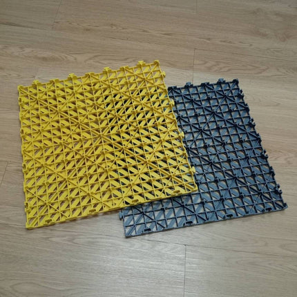 🔥พร้อมส่ง🔥แผ่นปูพื้นพลาสติก PVC ความหนา 2ซม.  แผ่นรองกันลื่น แผ่นรองในห้องน้ำ ห้องครัวระเบียง แผ่นปูพื้น DIY