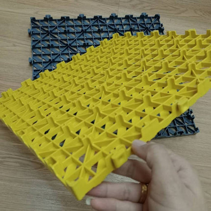 🔥พร้อมส่ง🔥แผ่นปูพื้นพลาสติก PVC ความหนา 2ซม.  แผ่นรองกันลื่น แผ่นรองในห้องน้ำ ห้องครัวระเบียง แผ่นปูพื้น DIY