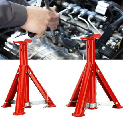 🔥พร้อมส่ง🔥ขาตั้งรถยนต์ 3 ตัน (จำนวน 1 คู่) ขาตั้งสามขา แม่แรงสามขา สามขา ขาสแตน ขาตั้ง 3ขา ตั้งรถ สินค้าใทย