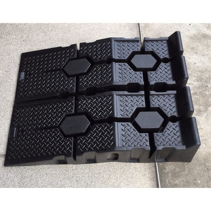 🔥พร้อมส่ง🔥Car Ramp รองล้อยกรถ แรมป์ แลมป์รองล้อรถ ทางลาด เบา พลาสติกแข็งแรง ราคา/คู่ สินค้าในไทย