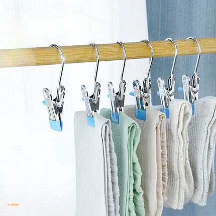 🔥พร้อมส่ง🔥ที่หนีบผ้า (5ชิ้น/แพ็ค ) แบบสแตนเลส คลิปหนีบกางเกงตัวหนีบผ้า อย่างดี ใช้ได้ทนทาน สีพาสเทล (ร้านส่งในไทย)