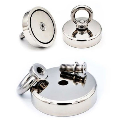 🔥พร้อมส่ง🔥ตะขอแม่เหล็ก แม่เหล็กแรงดูดสูง Fishing magnet แม่เหล็กเก็บของ แรงดูดสูงสุด 32kg