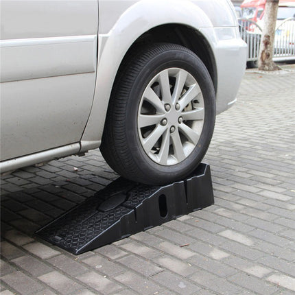 🔥พร้อมส่ง🔥Car Ramp รองล้อยกรถ แรมป์ แลมป์รองล้อรถ ทางลาด เบา พลาสติกแข็งแรง ราคา/คู่ สินค้าในไทย