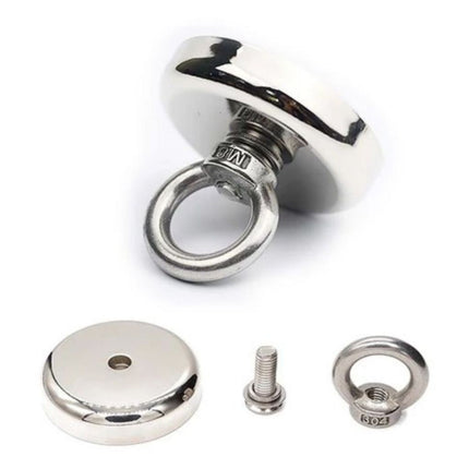 🔥พร้อมส่ง🔥ตะขอแม่เหล็ก แม่เหล็กแรงดูดสูง Fishing magnet แม่เหล็กเก็บของ แรงดูดสูงสุด 32kg