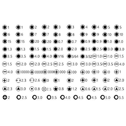 🔥พร้อมส่ง🔥ชุดไขควงเปลี่ยนหัว ไขควงจิ๋ว ไขควงเอนกประสงค์ ซ่อมมือถือ ซ่อมคอมพิวเตอร์ งาน DIY 115 ชิ้น ครบชุด สินค้าในไทย