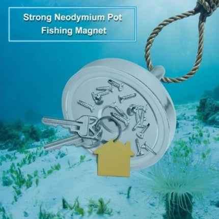 🔥พร้อมส่ง🔥ตะขอแม่เหล็ก แม่เหล็กแรงดูดสูง Fishing magnet แม่เหล็กเก็บของ แรงดูดสูงสุด 32kg