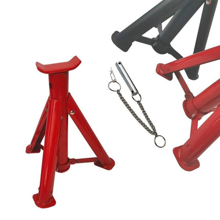 🔥พร้อมส่ง🔥ขาตั้งรถยนต์ 3 ตัน (จำนวน 1 คู่) ขาตั้งสามขา แม่แรงสามขา สามขา ขาสแตน ขาตั้ง 3ขา ตั้งรถ สินค้าใทย