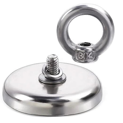 🔥พร้อมส่ง🔥ตะขอแม่เหล็ก แม่เหล็กแรงดูดสูง Fishing magnet แม่เหล็กเก็บของ แรงดูดสูงสุด 32kg