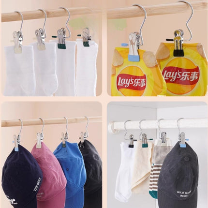 🔥พร้อมส่ง🔥ที่หนีบผ้า (5ชิ้น/แพ็ค ) แบบสแตนเลส คลิปหนีบกางเกงตัวหนีบผ้า อย่างดี ใช้ได้ทนทาน สีพาสเทล (ร้านส่งในไทย)