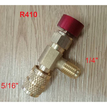 🔥พร้อมส่ง🔥คอลโทรลวาล์ว ปิด-เปิด ชาร์ทน้ำยาแอร์ ป้องกันน้ำยากระเด็น สีฟ้าR22 สีแดง R410a เซฟตี้วาล์วน้ำยาแอร์ สินค้าในไทย