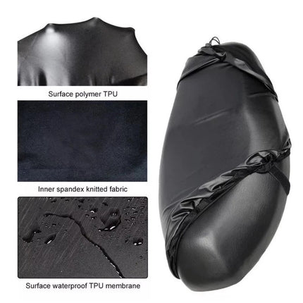 🔥พร้อมส่ง🔥ที่หุ้มเบาะหนัง PU ผ้าหุ้มเบาะมอเตอร์ไซต์ ผ้าเบาะรถมอไซ ชุดคลุมเบาะรถมอไซค์ สามารป้องกันน้ำ