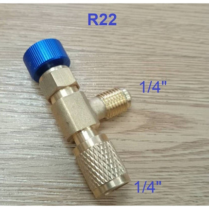 🔥พร้อมส่ง🔥คอลโทรลวาล์ว ปิด-เปิด ชาร์ทน้ำยาแอร์ ป้องกันน้ำยากระเด็น สีฟ้าR22 สีแดง R410a เซฟตี้วาล์วน้ำยาแอร์ สินค้าในไทย