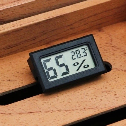 🔥พร้อมส่ง🔥เครื่องวัดอุณหภูมิ แบบพกพา กันน้ำสําหรับตู้เย็น ตู้แช่ LCD Digital วัดความชื้น มีถ่านพร้อมใช้ สินค้าในไทย