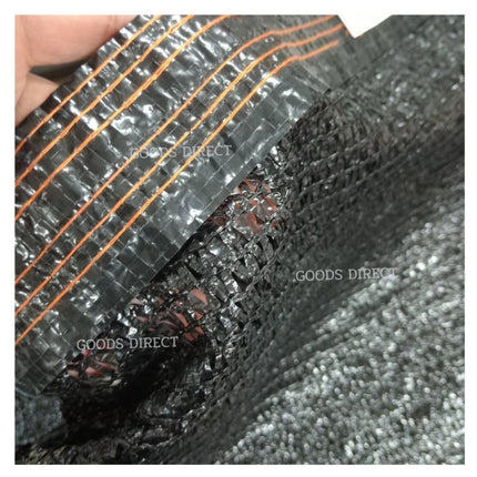 🔥พร้อมส่ง🔥ผ้ากันแดด ตาข่ายบังแดด สแลนกันแดด ตาข่ายกรองแสง กันแดด บังลม สีดำ มีให้เลือก 3 ขนาด สินค้าในไทย