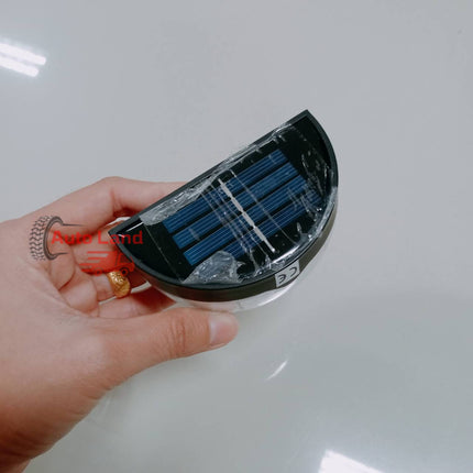 🔥พร้อมส่ง🔥โคมไฟ ไฟโซล่าเซส์ ครึ่งวงกลม ติดผนัง ตกแต่งรั้ว กำแพง โคมไฟ 6 LED ใช้พลังงานแสงอาทิตย์ กันน้ํา