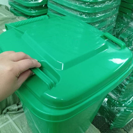 🔥พร้อมส่ง🔥ถังขยะเขียว ถังขยะ ถังขยะเทศบาล กทม. พลาสติก มีฝาเปิด-ปิด ทนทาน ขนาด 30L สินค้าในไทย