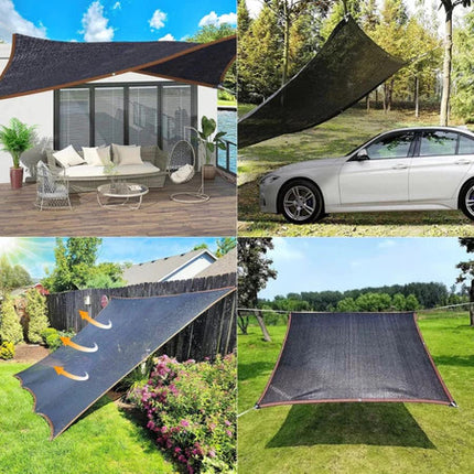 🔥พร้อมส่ง🔥ผ้ากันแดด ตาข่ายบังแดด สแลนกันแดด ตาข่ายกรองแสง กันแดด บังลม สีดำ มีให้เลือก 3 ขนาด สินค้าในไทย