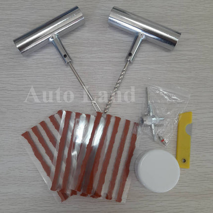 🔥พร้อมส่ง🔥24-68ชิ้น/ชุด ชุดปะยางฉุกเฉิน ชุดปะยางแบบเข็ม ปะยางตัวหนอน ไหมปะ ครบชุดพร้อมใช้งาน สินค้าในไทย