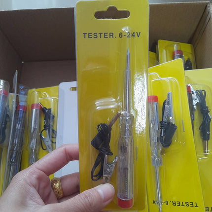 🔥พร้อมส่ง🔥ไขควง ไขควงวัดไฟ ไขควงเช็คไฟรถยนต์ ชุดเครื่องมือตรวจเช็คไฟรถยนต์ 6-12-24V สินค้าในไทย