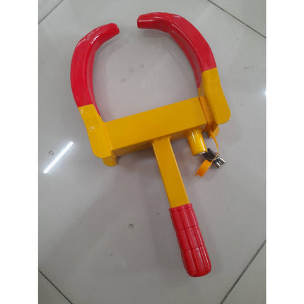 🔥พร้อมส่ง🔥ที่ล็อคล้อรถยนต์ ที่ล็อคล้อ กุญแจล็อคล้อ แบบพกพา ป้องกันขโมย กันรถหาย ล็อคล้อกันขโมย ในไทย