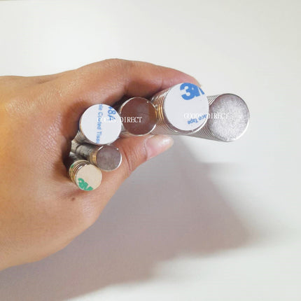 🔥พร้อมส่ง🔥แม่เหล็กนีโอไดเมี่ยม แม่เหล็กกลม แบบกระดุม แรงดูดสูง กลมแบน มี 3ขนาด สินค้าในไทย